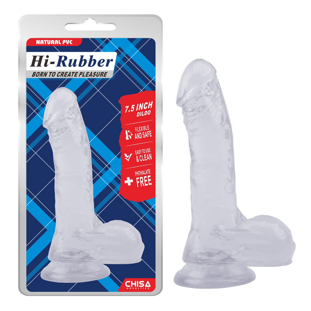 7.5 Inch Dildo-Clear