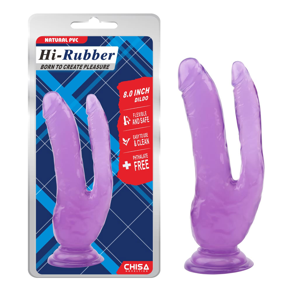 8.0 Inch Dildo - Purple