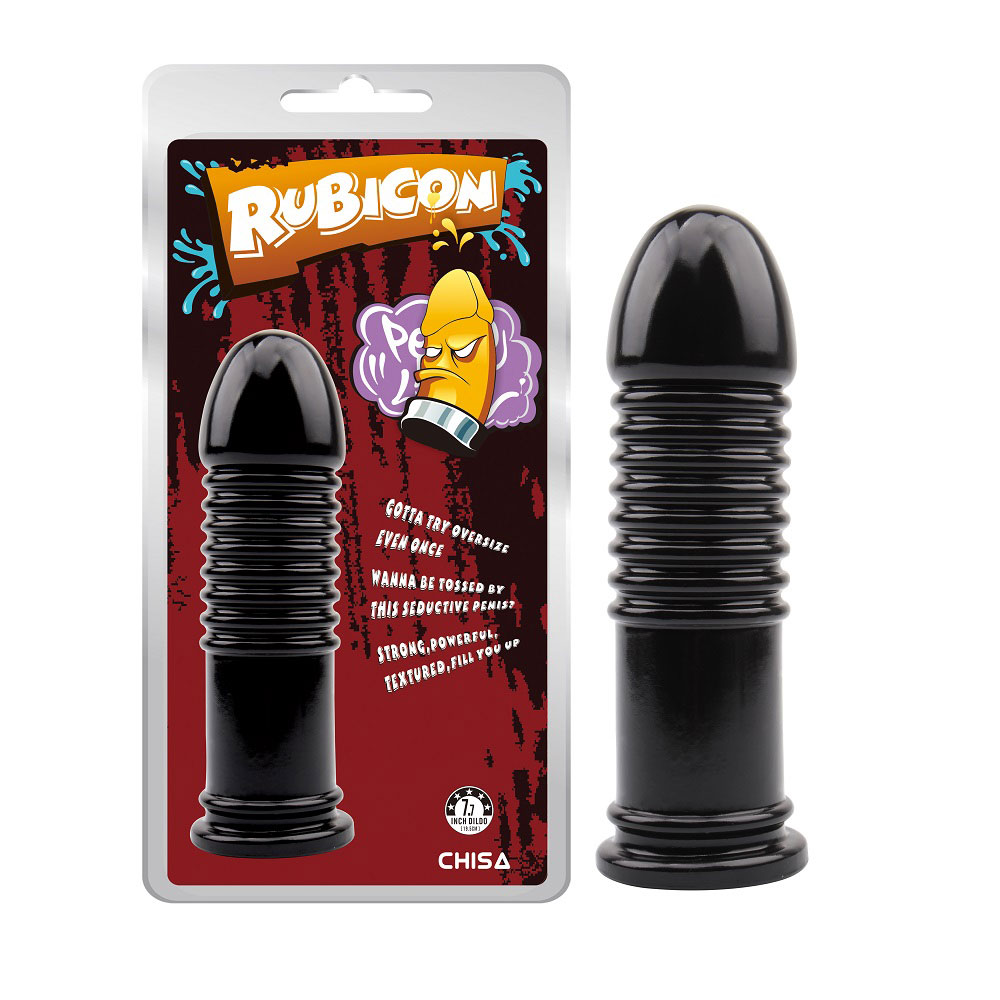 Backdoor Buddy-Black Natural PVC Anal Train