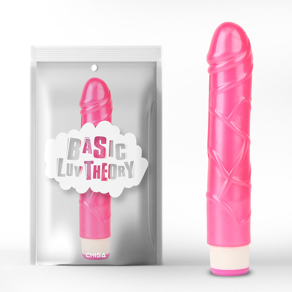 Realistic dildos Basic Pulsator-Pink