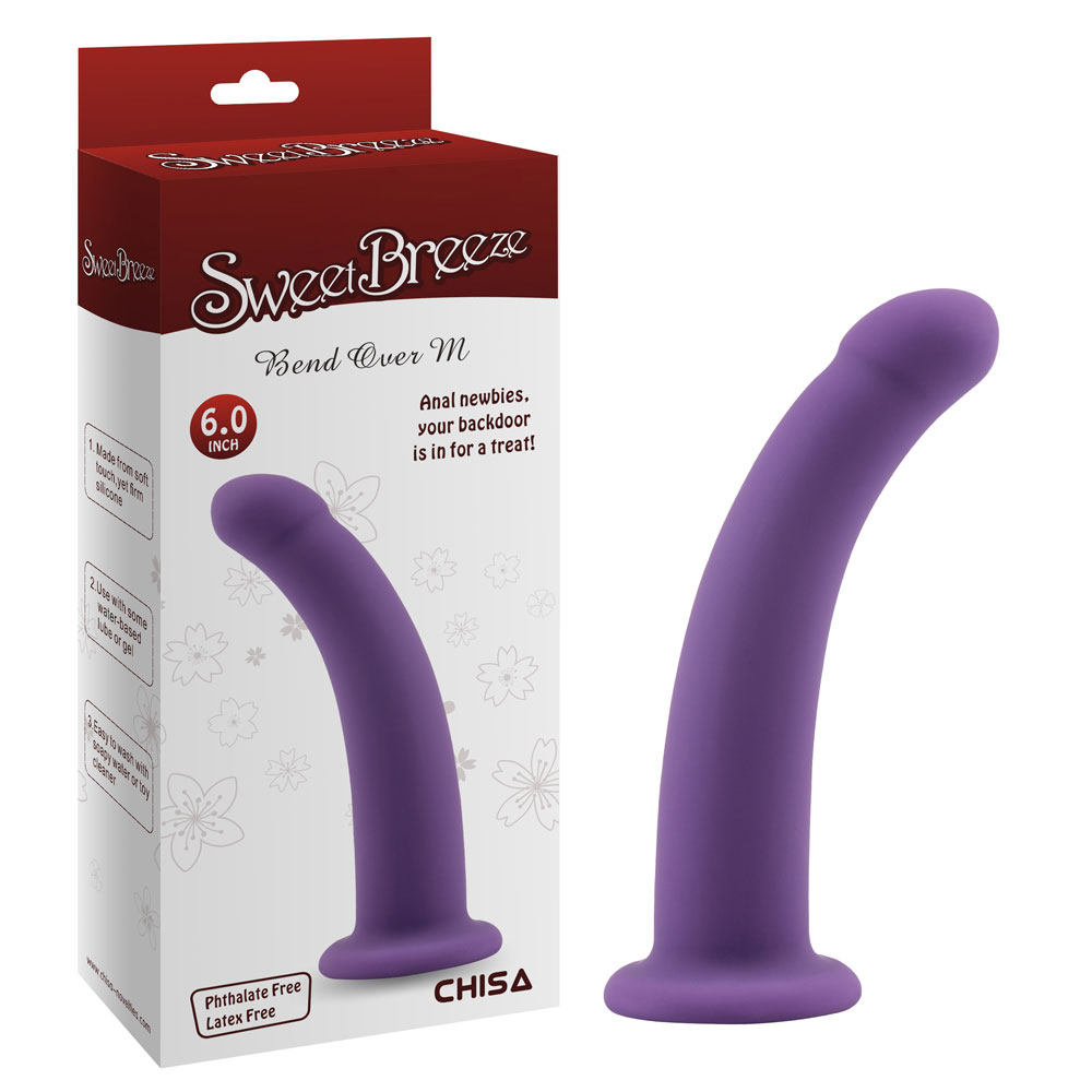 Bend Over M-Purpl Siliconel Soft Dildos