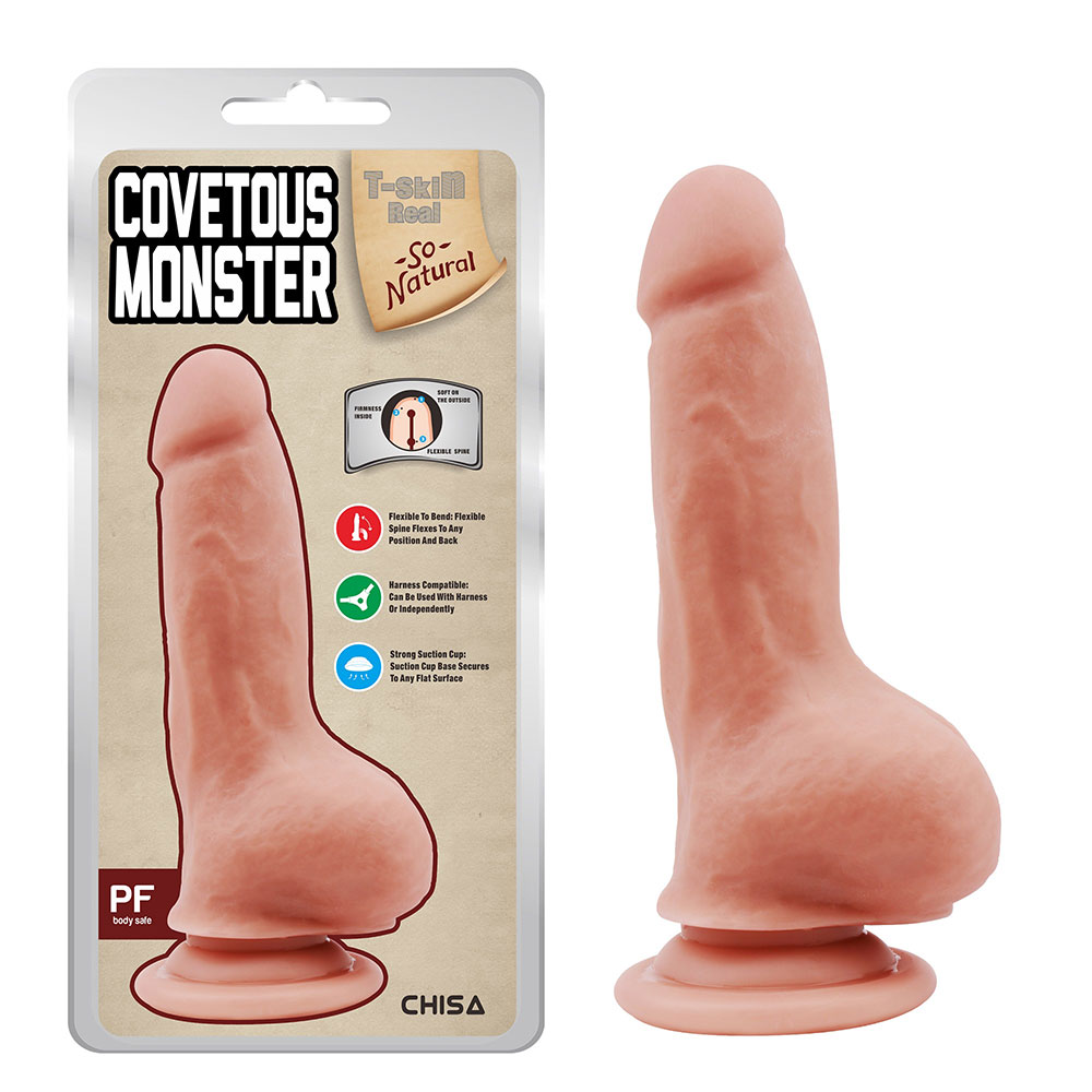 Covetous Monster-Flesh Soft TPE Dual Density Dildo